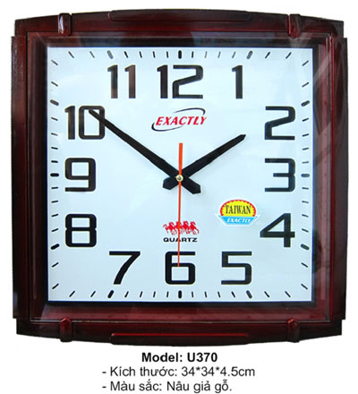 Đồng hồ treo tường  Model: U370